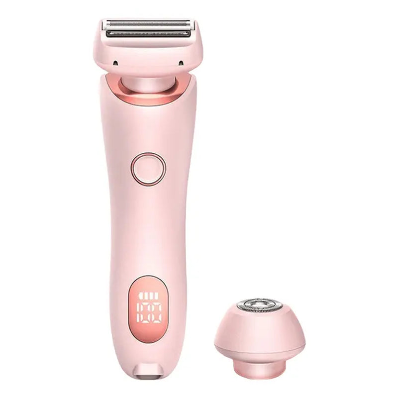 Bikini Trimmer for Women Waterproof Body Hair Trimmer Rechargeable Electric Razor 2 in 1 for Pubic Legs Body Hair