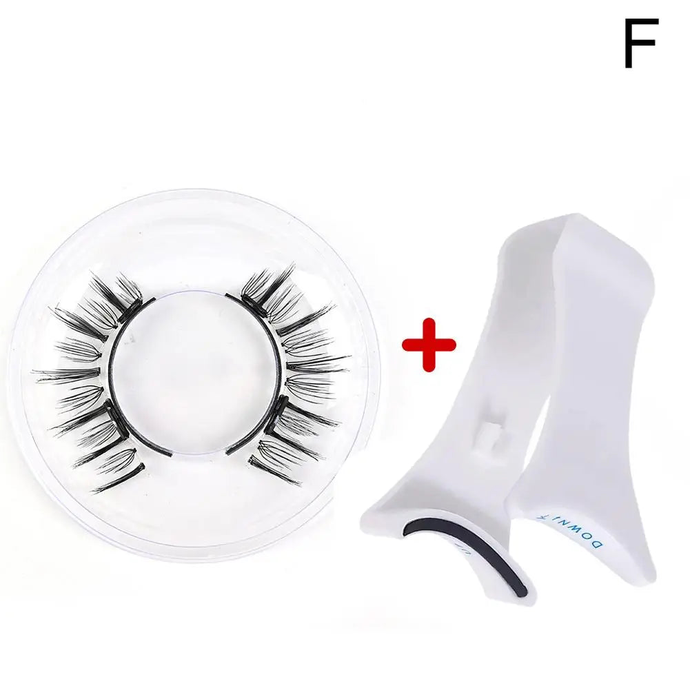 Magnetic False Eyelashes Extension Applicator False Eyelash Tweezer Curler Clip Clamp Makeup Tools with 3D Mink Eyelash