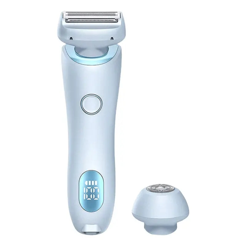 Bikini Trimmer for Women Waterproof Body Hair Trimmer Rechargeable Electric Razor 2 in 1 for Pubic Legs Body Hair