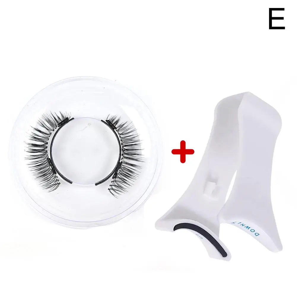 Magnetic False Eyelashes Extension Applicator False Eyelash Tweezer Curler Clip Clamp Makeup Tools with 3D Mink Eyelash