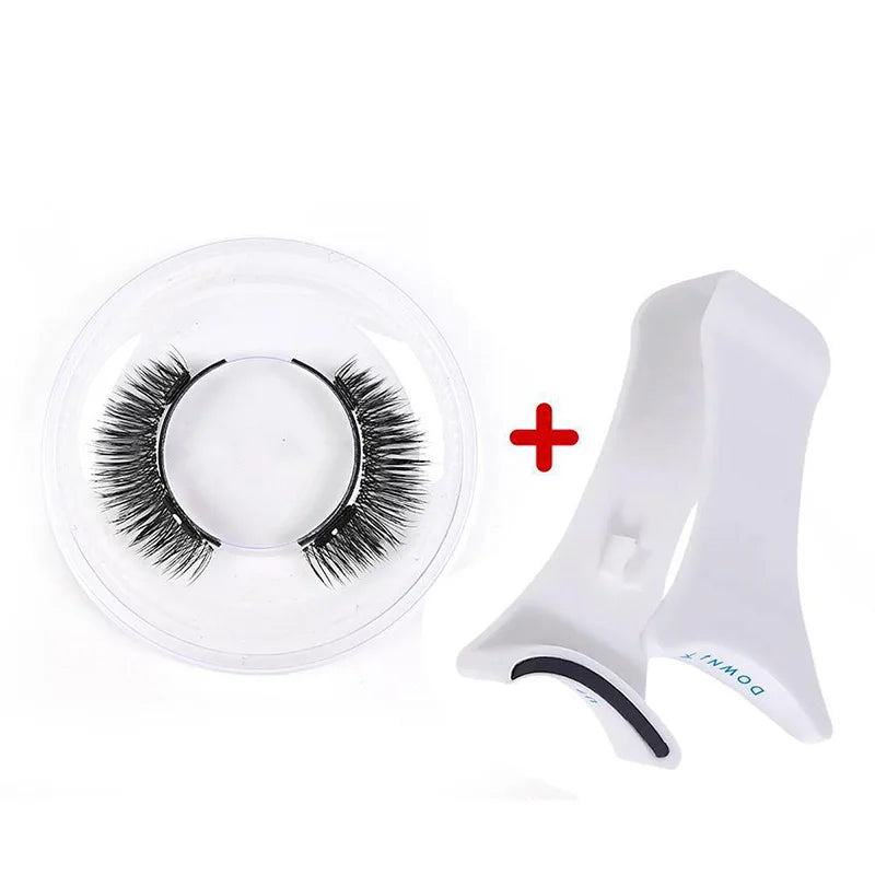 Magnetic Eyelashes Handmade 3D Natural Magnetic False Eyelashes Reusable Magnetic Eyelashes Tweezers Set