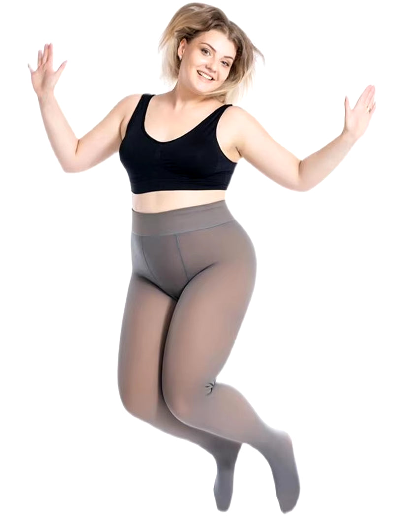 Womens Thermal Underwear Pants Fleece Lined High Waisted Leggings Keep Warm Winter Pant Tummy Control Yoga Hiking Running Tights