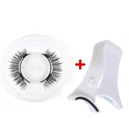 Magnetic Eyelashes Handmade 3D Natural Magnetic False Eyelashes Reusable Magnetic Eyelashes Tweezers Set